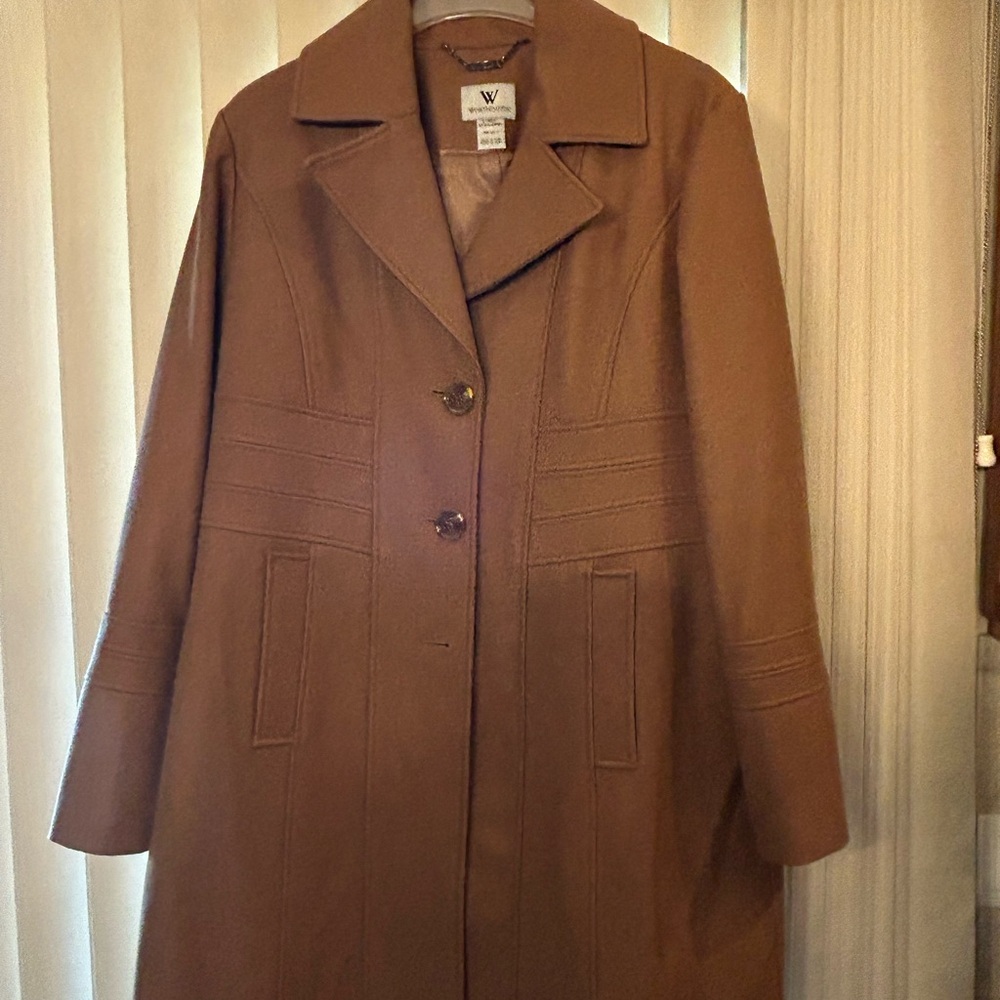 NEW Worthington winter coat. Classic styling, wool/polyester/rayon.